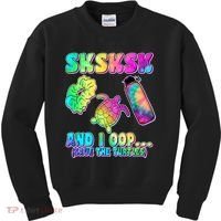 Tie Dye SKSKSK and I OOP Save the Turtles Kids Sweatshirt thumb 0