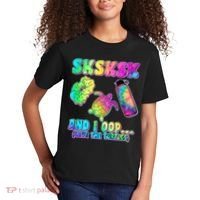 Tie Dye SKSKSK and I OOP Save the Turtles Kids T-Shirt thumb 2