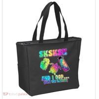 Tie Dye SKSKSK and I OOP Save the Turtles Tote Bag thumb 2