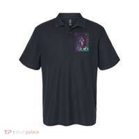 Tie Dye Teacher Typography Word Art Polo thumb 0