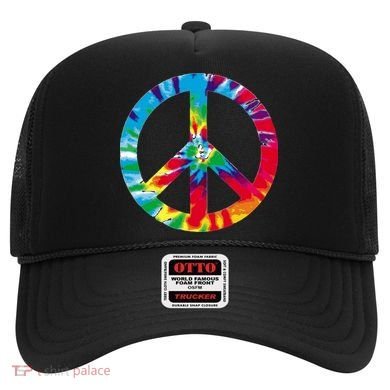 Tie Dye World Peace Sign Hat