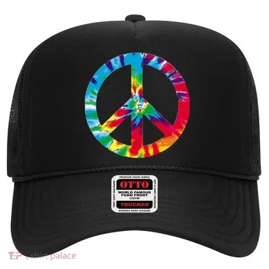 Tie Dye World Peace Sign Hat