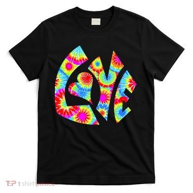 Tie Dyed Love Sign Logo T-Shirt