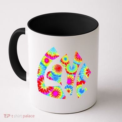 Tie Dyed Love Sign Logo Coffee Mug