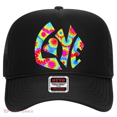 Tie Dyed Love Sign Logo Hat