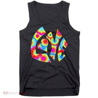 Tie Dyed Love Sign Logo Tank Top