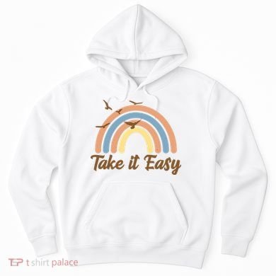 Take It Easy Rainbow Mental Health Hoodie