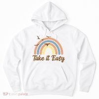 Take It Easy Rainbow Mental Health Hoodie thumb 0