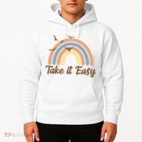 Take It Easy Rainbow Mental Health Hoodie thumb 2