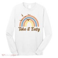 Take It Easy Rainbow Mental Health Long Sleeve Shirt thumb 0