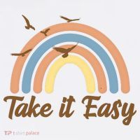 Take It Easy Rainbow Mental Health Mousepad thumb 1