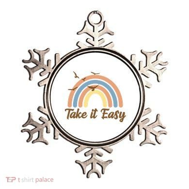 Take It Easy Rainbow Mental Health Ornament