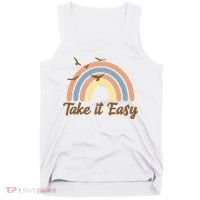 Take It Easy Rainbow Mental Health Tank Top thumb 0