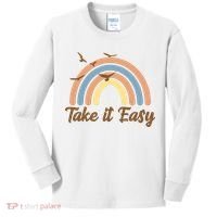 Take It Easy Rainbow Mental Health Kids Long Sleeve Shirt thumb 0