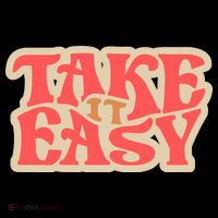 Take It Easy Retro Quote Hoodie thumb 7