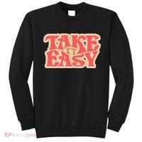 Take It Easy Retro Quote Sweatshirt thumb 0