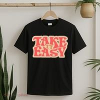 Take It Easy Retro Quote T-Shirt thumb 2