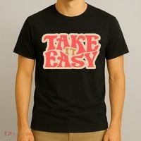 Take It Easy Retro Quote T-Shirt thumb 3