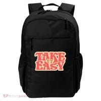 Take It Easy Retro Quote Backpack thumb 0