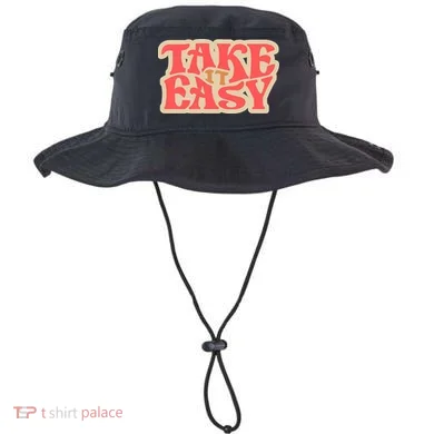 Take It Easy Retro Quote Bucket Hat