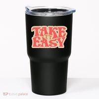 Take It Easy Retro Quote Tumbler thumb 0
