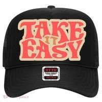 Take It Easy Retro Quote Hat thumb 0