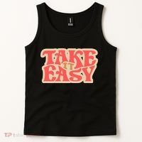 Take It Easy Retro Quote Tank Top thumb 2