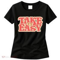 Take It Easy Retro Quote Women's T-Shirt thumb 0