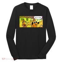 This Is Fine Meme Shirt Long Sleeve Shirt thumb 0