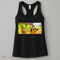 This Is Fine Meme Shirt Women's Tank Top thumb 3