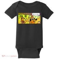 This Is Fine Meme Shirt Baby Bodysuit thumb 0