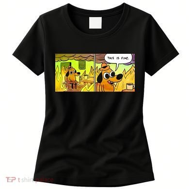 This Is Fine Meme Shirt Women's T-Shirt