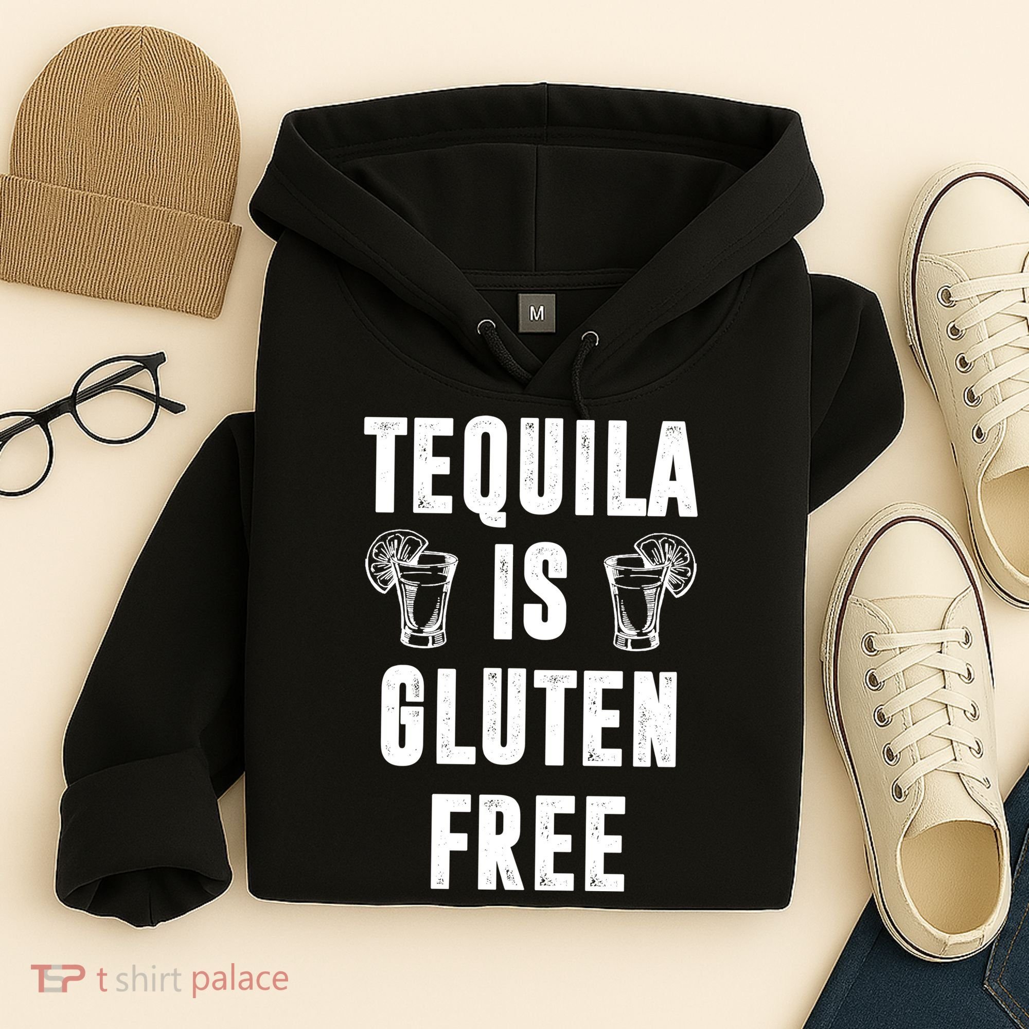 Tequila Is Gluten Free Funny Hoodie