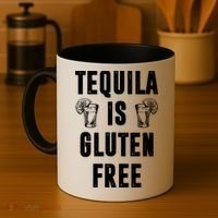 Tequila Is Gluten Free Funny Coffee Mug thumb 4