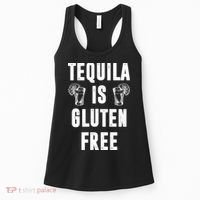 Tequila Is Gluten Free Funny Women's Tank Top thumb 0