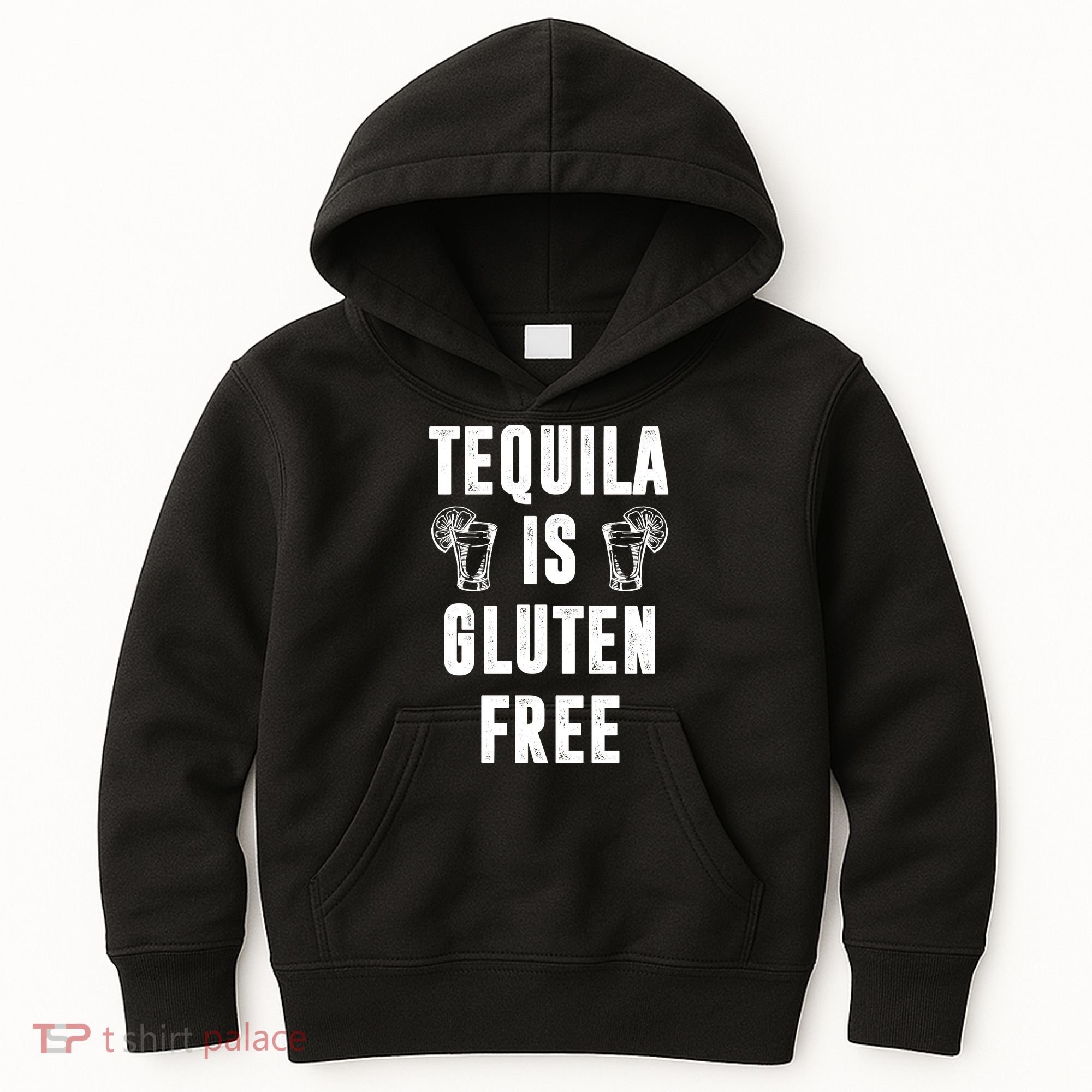 Tequila Is Gluten Free Funny Kids Hoodie