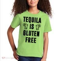 Tequila Is Gluten Free Funny Kids T-Shirt thumb 2