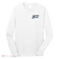Trust In God Christian Faith In Jesus Midnight Blue Embroidered Embroidered Long Sleeve Shirt thumb 0