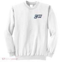 Trust In God Christian Faith In Jesus Midnight Blue Embroidered Embroidered Sweatshirt thumb 0