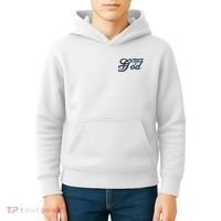 Trust In God Christian Faith In Jesus Midnight Blue Embroidered Embroidered Kids Hoodie thumb 4