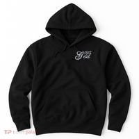 Trust In God Christian Faith In Jesus Embroidered Embroidered Hoodie thumb 0