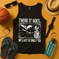 There It Goes My Last Funny Halloween Tank Top thumb 4