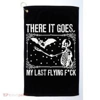 There It Goes My Last Funny Halloween Golf Towel thumb 0