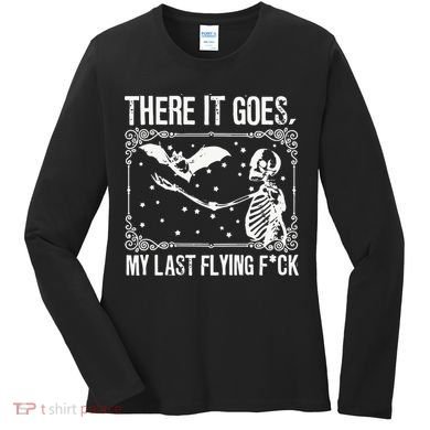 There It Goes My Last Funny Halloween Women's Long Sleeve Shirt