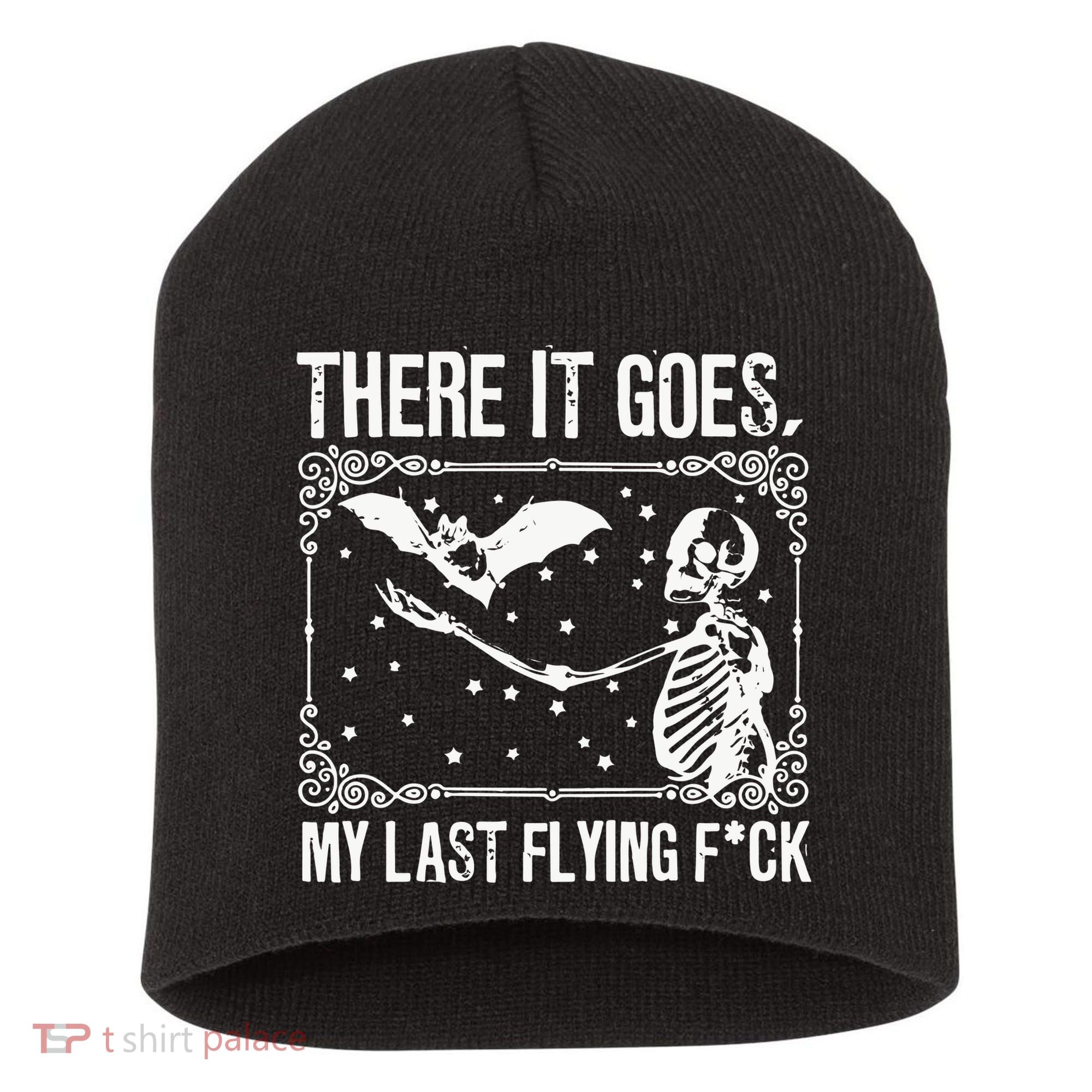 There It Goes My Last Funny Halloween Short Acrylic Beanie