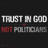 Trust In God Not Politicians Ornament thumb 1