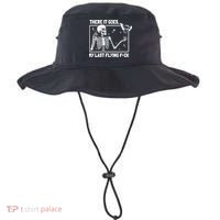 There It Goes My Last Flying F Skeletons Funny Halloween Bucket Hat thumb 0