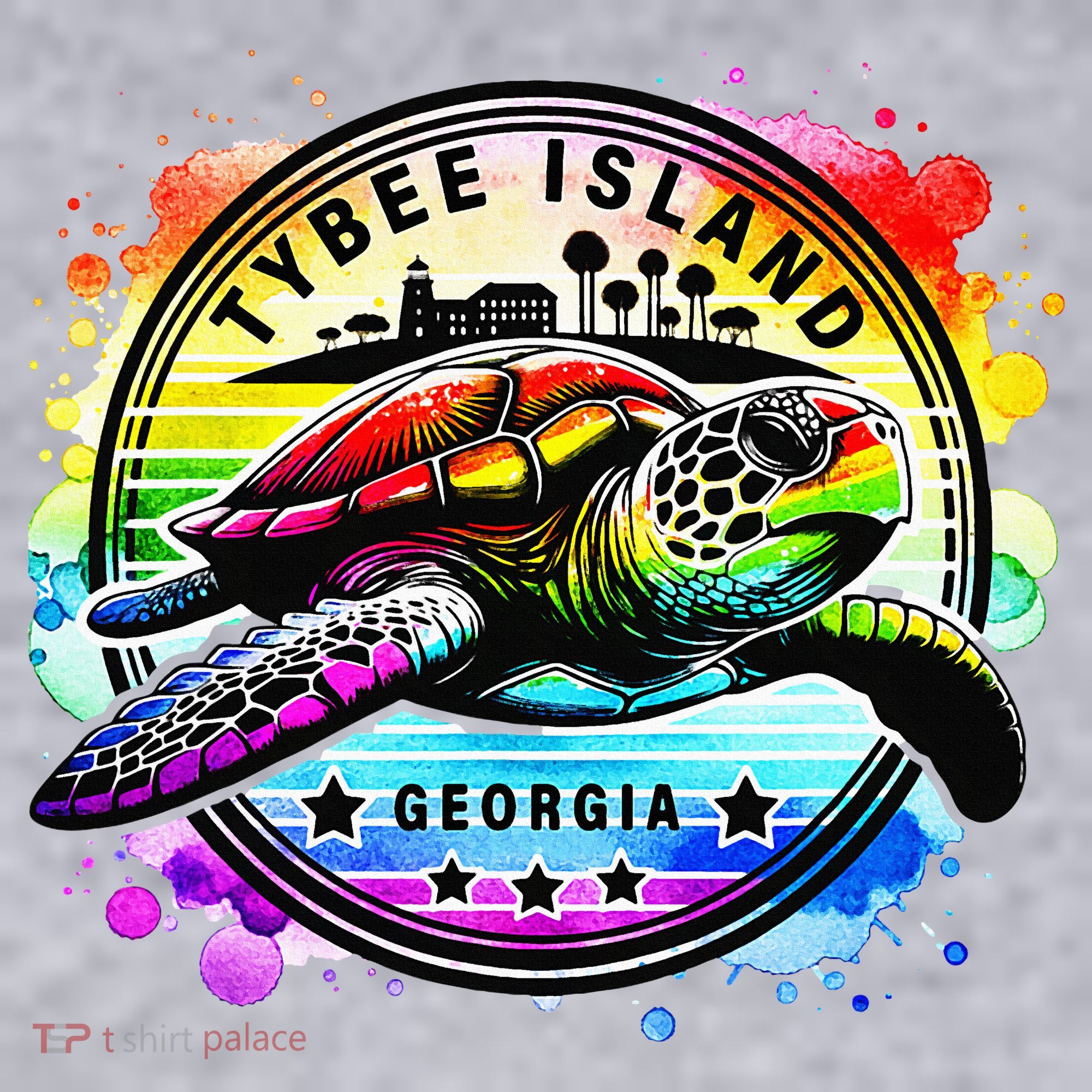 Tybee Island Georgia Sea Turtle Ga Women's Sweatshirt