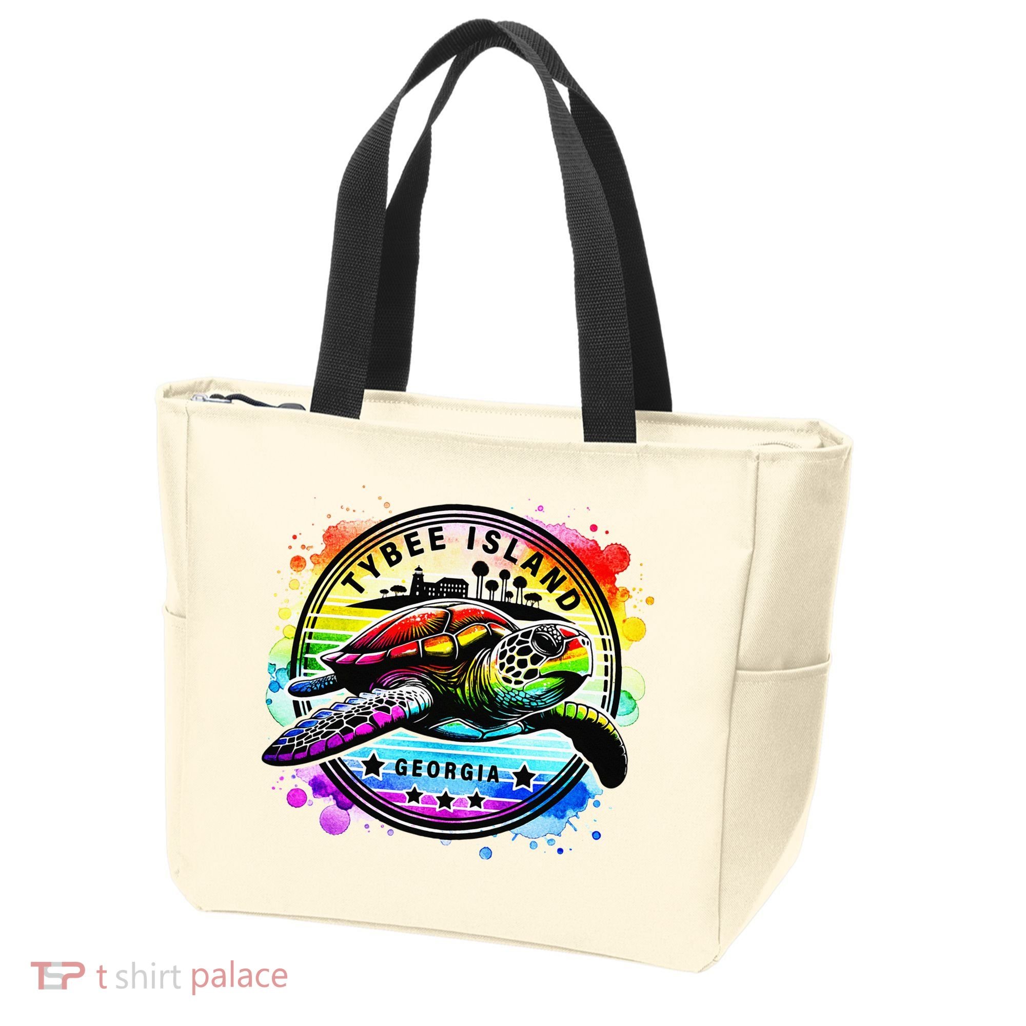 Tybee Island Georgia Sea Turtle Ga Tote Bag