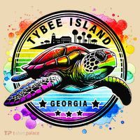 Tybee Island Georgia Sea Turtle Ga Tote Bag thumb 4